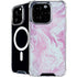 Blue and Purple Marble iPhone 16 Pro MagSafe Case